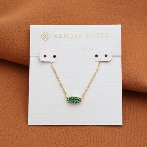 Kendra Scott | Grayson - Gold Green Crystal Necklace